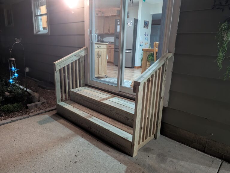 Entry steps rebuild